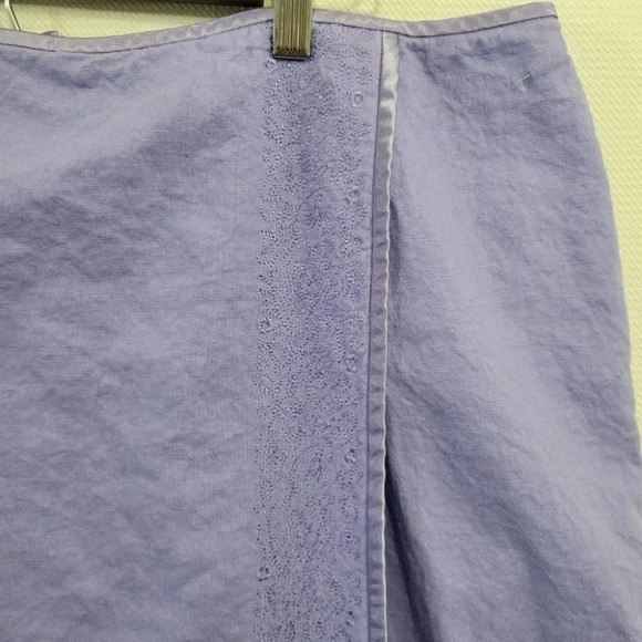 Norton Mcnaughton Light Purple Linen Blend Skirt size 18 - Picture 2 of 12